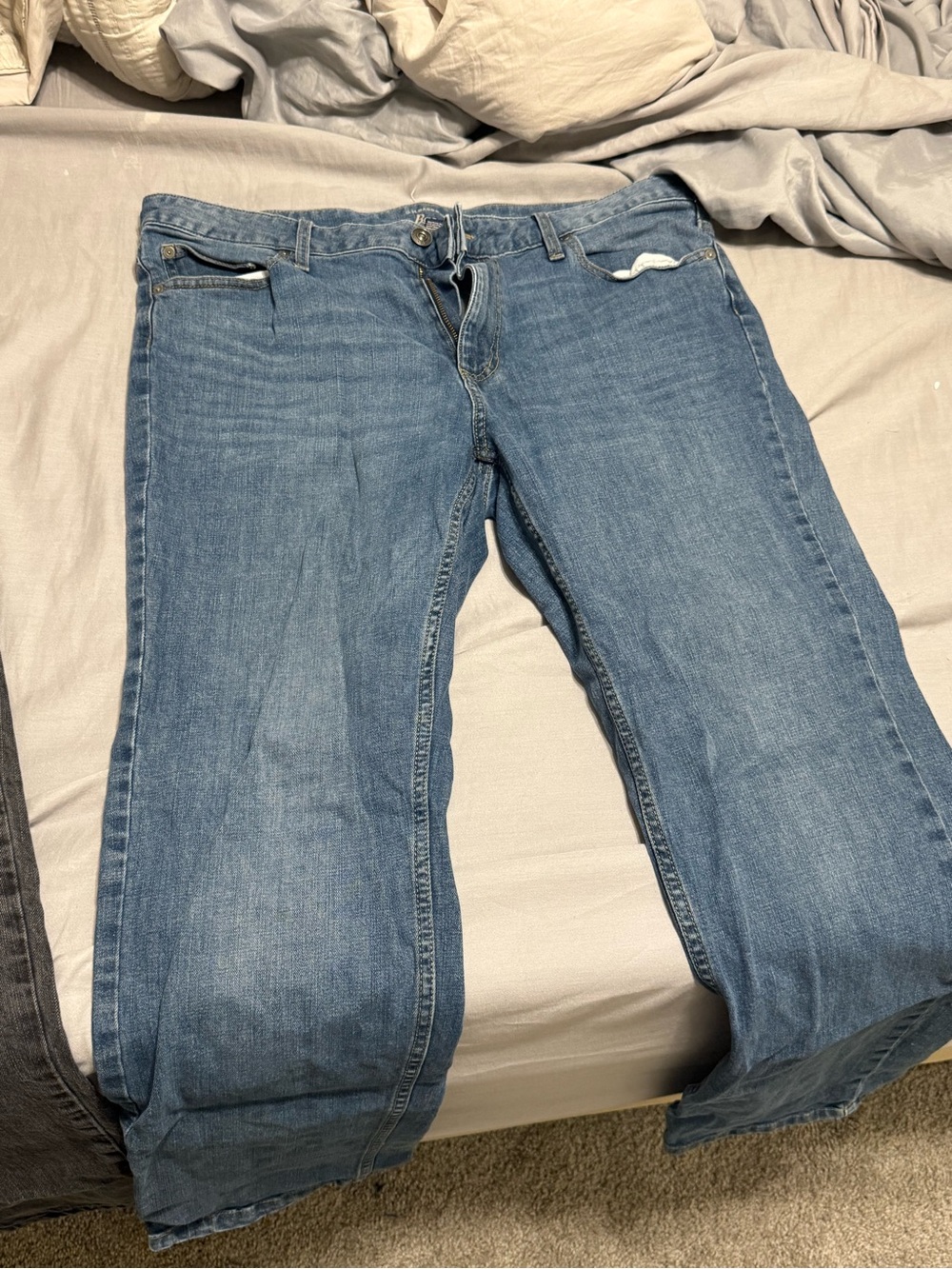 G.H. Bass & Co. Men's Light Blue Bootcut Jeans